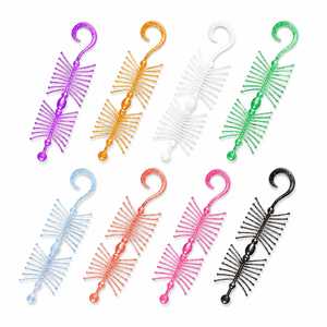 Leurre souple <span class=keywords><strong>en</strong></span> plastique côtelé, type nymphes, avec corps et pattes segmentés, réaliste, pour la pêche <span class=keywords><strong>au</strong></span> bar, à la truite, <span class=keywords><strong>au</strong></span> brochet et <span class=keywords><strong>en</strong></span> eau salée - Product Image 1