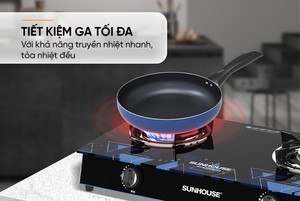 กระทะทอดแบบกดไม่ติดกระทะเครื่องครัวดีไซน์ใหม่เป็นมิตรกับสิ่งแวดล้อม - Product Image 3