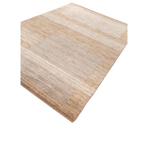 พรมขนสัตว์ทอมือสีเบจและสีน้ำตาล Tesoro รุ่น Hwl-165 ลายทาง สำหรับห้องนั่งเล่น ทางเข้าบ้าน และห้องนอน - Product Image 2