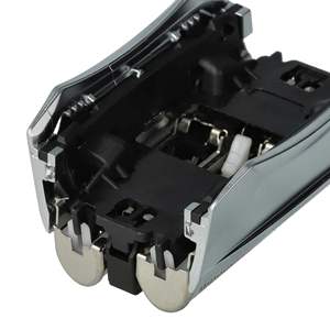 Tête de rasage de rechange pour rasoir électrique argenté, alimentée par USB, triple lame, lavable, étanche, compatible pour le visage - Product Image 4