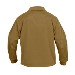 Veste d'hiver pour homme, noire, à manches longues, en polaire respirante, coupe-vent, avec col montant, vêtements de sport d'extérieur, taille adulte - Product Image 5