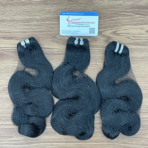 Máquina Bodywave negra virgen Remy vietnamita de alta calidad, extensiones de trama doble 100%, sin desprendimiento, sin enredos, suministro al por mayor - Product Image 4