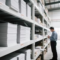 Feuilles de carton résistantes à la graisse sans danger pour les aliments blanc pour boîtes de boulangerie pour l'emballage de pâtisserie et de gâteau à usage industriel en chimie