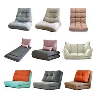 Canapé-lit en tissu inclinable et réglable, pliable, style industriel moderne, pour chambre à coucher, salon, chaise de sol tatami
