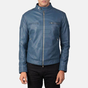 Nueva llegada Chaquetas de cuero para hombre Color personalizado High Street Style Logotipo frontal para el precio de invierno - Product Image 4