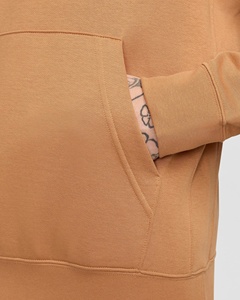 Nouvelle mode 100% pull à capuche en coton de haute qualité épais épais tissu polaire GSM coupe régulière personnalisé hommes sweat à capuche d'hiver - Product Image 6