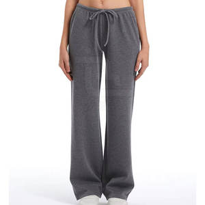 Ropa Mujer Pantalones de chándal acampanados de secado rápido para mujer Pantalones acampanados sostenibles para hombres - Product Image 5