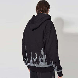 Custom Sparkle Bling Rhinestone Hoodie <b>Iron</b> <b>on</b> Patterns Rhinestone <b>Iron</b> <b>on</b> <b>Transfers</b> Full Zip Hoodie - Product Image 3