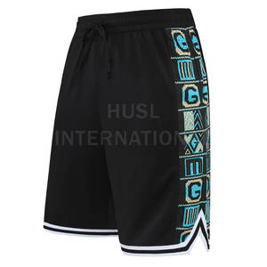 กางเกงขาสั้นบาสเก็ตบอลไซส์พิเศษสำหรับทุกเพศ100% โพลีเอสเตอร์ระบายอากาศได้ดีแห้งเร็วป้องกันแบคทีเรียดีไซน์ถนนสูงแบบระเหิด - Product Image 1