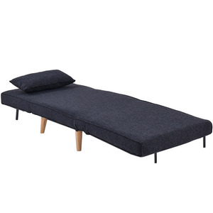<strong>Cheap</strong> Living Room <strong>Futon</strong> With Cup Holders Foldable Pu Sleeper Sofa Cum Upholstered Armchair - Product Image 4