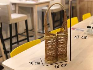 2025 tự nhiên wicker mây rượu vang và dã ngoại giỏ - Product Image 3