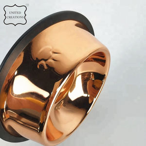 Bols de nourriture et d'eau en cuivre avec coussin de résistance pour animaux de compagnie avec taille et couleur personnalisées Bol pour animaux de compagnie en cuivre pur exclusif - Product Image 5