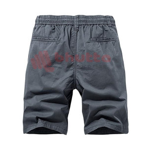 Shorts cargo décontractés pour hommes de haute qualité, personnalisables, 100 % coton, avec fermeture éclair, séchage rapide, taille mi-haute, service OEM - Product Image 2