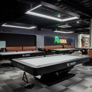 Mesa de Billar de Diseño Moderno de 9 Pies para Sala de Juegos Interior, Club y Uso Comercial - Product Image 1