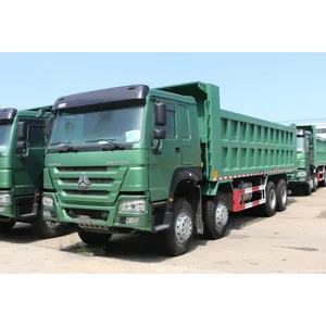 משאיות havo dumper כבד בשימוש 8 x4 12 גלגל צמיגי גלגל sinotrk 375 בשימוש משאית אשפה למכירה