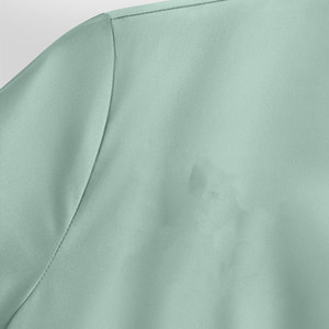 Chemise de travail pour hommes adultes, uniforme d'hôpital, col en V, manches courtes, couleur personnalisée, tissu en coton, chemise de travail pour hôpital - Product Image 6