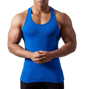Venta al por mayor Gimnasio Singlets Hombres Tank Tops Color Negro Ropa Deportiva Stringer Culturismo Fitness singlets para hombres - Product Image 1