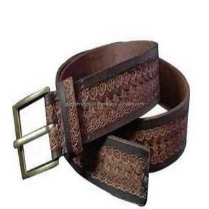 Nouveauté Designer usiné à la main ceintures en cuir occidental ceinture sculptée à la main en peau de vache pour ceintures florales de Style occidental unisexe - Product Image 2