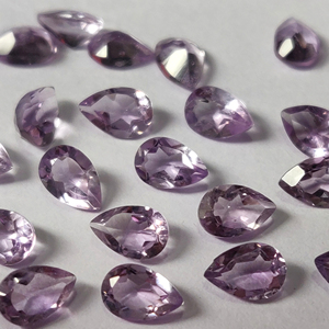 Amatista Rosa Natural, corte de pera de 3x5mm a 7x10mm, amatista Rosa suelta - Product Image 1