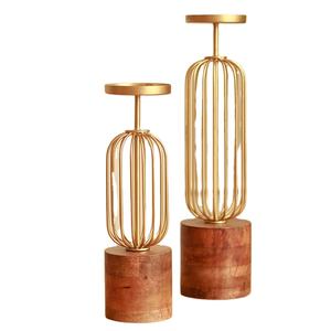 Meilleurs prix pour support de bougie de table en métal antique pour la décoration intérieure et les cadeaux directement d'Inde - Product Image 1