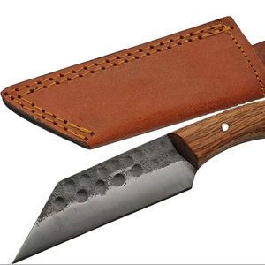 Couteau de chasse et de camping MDM AXES KNIVES 9.5 Full Tang en acier Damas, lame en acier 3Cr13 de qualité industrielle HRC60-65, manche en acier - Product Image 1