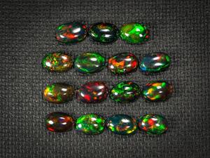 Proveedor al por Mayor de Ópalo Negro Etíope Consistente, Cabujones Ovalados de 5x7 mm, Piedras Preciosas Sueltas para Coleccionistas y Diseñadores, para la Fabricación de Joyas - Product Image 5