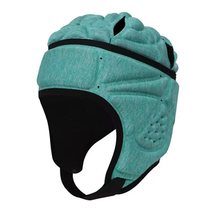 CREST WEARS CW-A-7H-009 Solid Color Rugby Soccer Training Adjustable 7v7 Padded Youth <b>Kids</b> Protective <b>Helmets</b> Breathable - Product Image 2