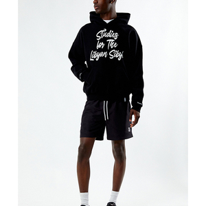 Sudadera con Capucha Ecológica Personalizada de Otoño, Fabricación OEM, Felpa Gruesa con Diseño de Tinta en Relieve, Estilo Urbano Premium - Product Image 4