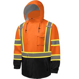 Veste d'extérieur de haute qualité en toile de printemps, réfléchissante haute visibilité, chauffante, imperméable et respirante, de sécurité, vente en gros OEM - Product Image 6