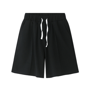 Ensemble polo et short de sport d'été décontracté pour hommes, survêtement à séchage rapide, épaules tombantes et couleur unie, vente en gros - Product Image 4