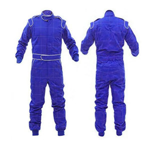 Diseñe sus propios trajes de carreras de cuero de vaca genuino transpirables al por mayor Color sólido liso Kart Racing Gear Printed Techniques - Product Image 1