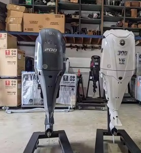 Moteur hors-bord 4 temps avec arbre extra long pour usage marin et nautique, alimentation électrique et essence - Product Image 2