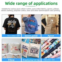 Bester Dtf-Drucker 60cm Dtg-Drucker T-Shirt-Druckmaschine Preis Bekleidungs drucker für alle Materialien