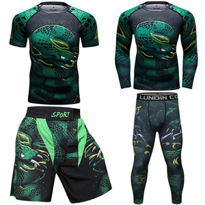 MOVATEXTILE Full Sublimation Men's Rash Guard Set para hombres en la mejor calidad Hecho en Pakistán para hombres - Product Image 5