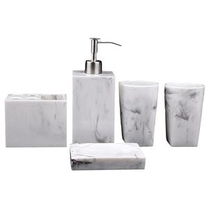 Nouvelle arrivée 6 pièces résine salle de bain ensemble Nature ange modèle motif grande maison toilettes accessoires bas prix Artisan Aura idée cadeau - Product Image 2