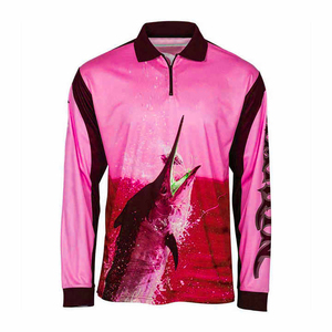 Camisas Polo de Pesca con Protección Solar UPF 50+, Secado Rápido, Transpirables, con Estampado Digital Personalizado al por Mayor, Manga Corta para Actividades al Aire Libre - Product Image 1