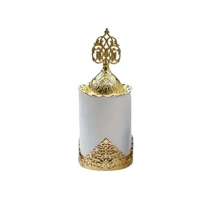 Metal Arabian Incense Burner: Bakhoor Charcoal Incense Burner Frankincense Incense Holder Eid Mubarak Decoration Accessories