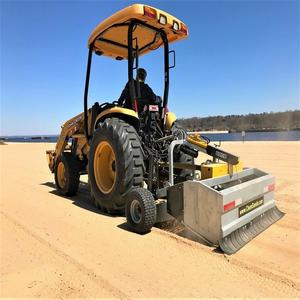 เครื่องทำความสะอาดชายหาด QJC-110แบบเดินตามหลัง70HP รถแทรกเตอร์อุปกรณ์ทำความสะอาดชายหาด - Product Image 4