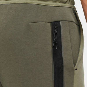 Polaire tissu pas cher prix nouveauté 2025 vêtements de Fitness hommes avant fermeture éclair poches Joggers personnalisé Logo impression pantalons de survêtement - Product Image 3