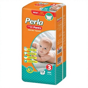 ผ้าอ้อมเด็ก PERLA สำหรับเด็กแรกเกิด -XXL |   นุ่มสบายและระบายอากาศได้ดี |   ตัวป้องกันการรั่วซึม |   พื้นผิวแห้ง |   ขายส่งแบบแพ็คคู่-แพ็คใหญ่ - Product Image 1