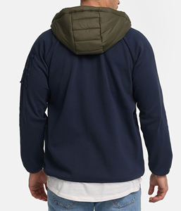 Veste matelassée à bulles en duvet surdimensionnée personnalisée de style streetwear tendance, tissage 3D à carreaux, pour unisexe - Product Image 3