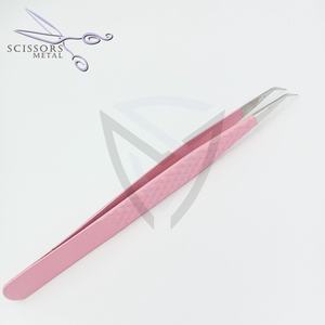 Wholesale Stainless Steel Eyelash Eyebrow <b>Tweezers</b> Straight Curved Volume Extension <b>Tweezers</b> for <b>Manicure</b> Lashes Use Pakistan - Product Image 5