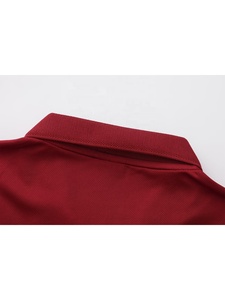 High Quality Polyester Business <b>Men's</b> for T <b>Shirt</b> Full Sleeve Designed Zipper Pocket Custom Logo Breathable Knit Print - Product Image 4