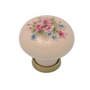 Pomolo de Porcelana Redondo con Base Figura 11, Diámetro 31 mm - Product Image 1