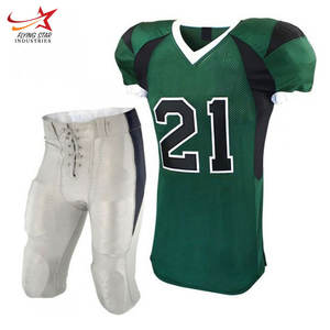 เสื้อฟุตบอลอเมริกันแขนสั้นเสื้อพิมพ์ลายชุดโพลีเอสเตอร์ออกแบบได้ตามต้องการสไตล์ใหม่ล่าสุด - Product Image 6