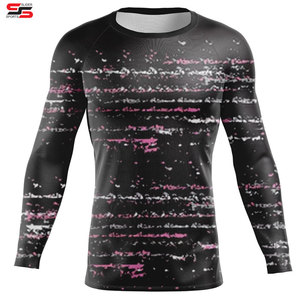 Wholesale OEM Custom Logo Women <b>Rash</b> Guards Sublimated Compression Shirts <b>Long</b> <b>Sleeve</b> Surf Shirt <b>Rash</b> <b>Vest</b> - Product Image 4