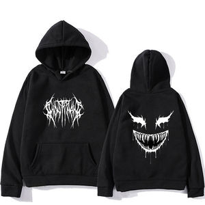 High Quality Custom Printing Men's 100% Cotton Fleece Luxury Quality Blank Streetwear Pullover Hoodies for Men - Product Image 1