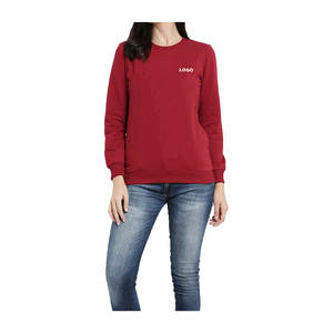 Haute qualité best-seller hiver femmes pull sweat 100% coton Streetwear cravate teinture avant broderie personnalisée en gros - Product Image 3