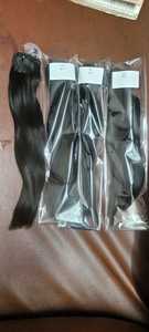 16นิ้วมัดผมดิบเนียนตรง - Product Image 4