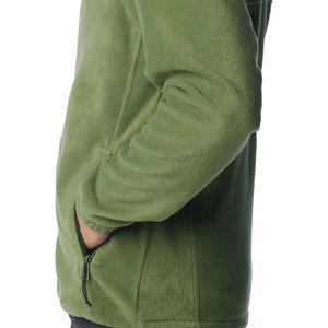 Veste Pour Hommes Confortable Style Décontracté Veste Polaire Respirante Pour Hommes Fermeture Éclair Avant Manches Longues Col O Poignets Élastiques - Product Image 3